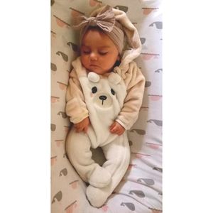 Hooded footsie baby onesie (uni-sex)